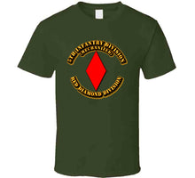 Load image into Gallery viewer, Army -  5th Infantry Division - Red Diamond Division T Shirt
