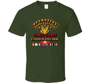 Army - IRAQI FREEDOM Veteran - Combat Veteran T Shirt