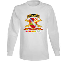 Load image into Gallery viewer, Army - 17th Field Artillery W Br - Ribbon Vn Svc Vet Tab T Shirt
