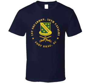 Army - 1st Squadron, 38th Cavalry - Fort Bragg, Nc W Dui - Cav Branch  Wo Bck X 300 T Shirt