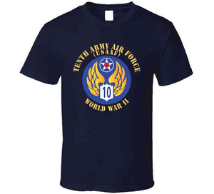 Ssi - Aaf - 10th Air Force - Wwii - Usaaf X 300 T Shirt