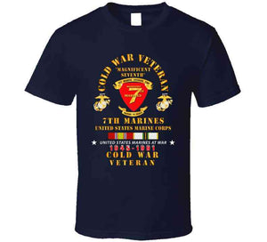 Usmc - Cold War Vet - 7th Marines W Cold Svc X 300 T Shirt