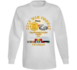 Army - Gulf War Combat Vet - Transportation Corps X 300 V1 Long Sleeve