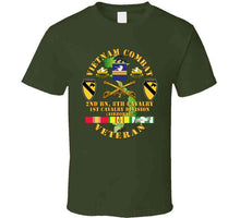 Load image into Gallery viewer, Army - Vietnam Combat Cavalry Veteran W 2bn 8th Cav Coa - 1st Cav Div Abn T Shirt
