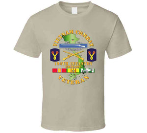 Army - Vietnam Combat, 196th Infantry Brigade, Veteran with Shoulder Sleeve Insignia - T Shirt, Premium and Hoodie