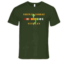 Load image into Gallery viewer, Army - Vietnam Combat Veteran W Vn Svc T Shirt
