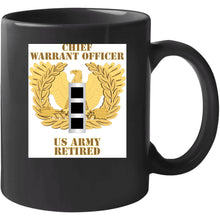 Load image into Gallery viewer, Army - Emblem - Warrant Officer - Cw3 - Retired T Shirt
