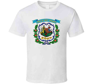 Govt - West Virginia - 1863 - Blue - Gold X 300 V1 Classic T Shirt