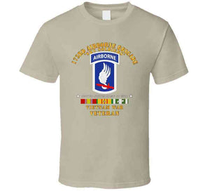 Army - 173rd Airborne Bde - Sky Soldiers - Vietnam War Vet  - Short V T Shirt