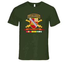 Load image into Gallery viewer, Army - 17th Field Artillery W Br - Ribbon Vn Svc Vet Tab Long Sleeve T Shirt
