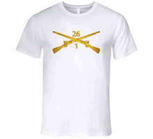 Load image into Gallery viewer, Army - 1st Bn 26th Infantry Regiment - W Infantry Br Wo Txt X 300 T Shirt
