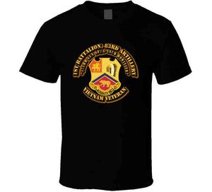 1st Battalion, 83rd Artillery, Vietnam Veteran, with Vietnam Service Ribbons - T Shirt, Premium and Hoodie