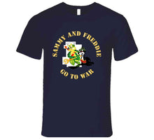 Load image into Gallery viewer, Navy - Sof - Sammy - Freddie - Go To War V1 T Shirt
