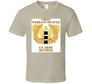 Army - Emblem - Warrant Officer - Cw3 - Retired T Shirt