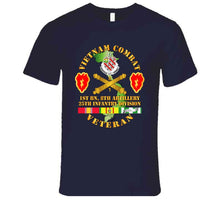 Load image into Gallery viewer, Army - Vietnam Combat Veteran W 1st Bn 8th Artillery Dui - 25th Id Ssi T-shirt
