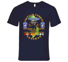 Load image into Gallery viewer, Army - Vietnam Combat Vet - N Co 75th Infantry (ranger) - 173rd Airborne Bde Ssi T Shirt
