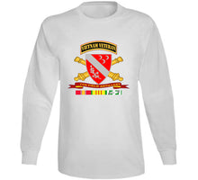 Load image into Gallery viewer, Army - 7th Field Artillery W Br - Ribbon Vn Svc Vet Tab Long Sleeve T Shirt
