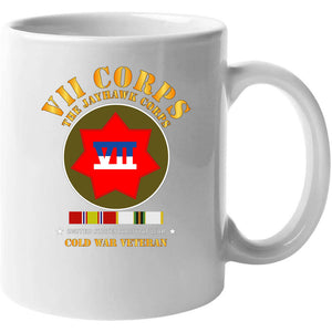 Army -  Vii Corps - The Jayhawk Corps - Ssi W Cold War Svc X 300 T Shirt