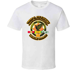 Troop-E - 1st Cavalry w SVC Ribbon T Shirt