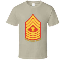 Load image into Gallery viewer, Usmc - Enlisted Insignia - E9 - Master Gunnery Sergeant (mgysgt) - Dress Blue - Bottom Txt T X 300 T Shirt
