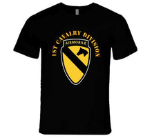Load image into Gallery viewer, Army - 1st Cavalry Division SSI w Airmobile Tab T Shirt
