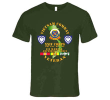 Load image into Gallery viewer, Army - Vietnam Combat Veteran W Xxiv Corps T Shirt
