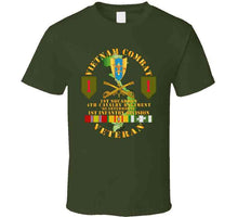 Load image into Gallery viewer, Army - Vietnam Combat Infantry Vet - 1st Squadron 4th Cav - 1st Inf Div Ssi T Shirt
