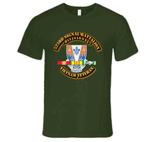 Load image into Gallery viewer, Distinctive Unit Insignia - 523rd Signal Battalion, (Divisional) with Vietnam Service Ribbons  - T Shirt, Premium and Hoodie
