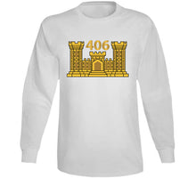 Load image into Gallery viewer, Army - 406th Engineer Battalion - Eng Branch X 300 Long Sleeve
