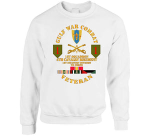 Army - Gulf War Combat Cavalry Vet W  1st Squadron - 4th Cav - 1st Id T Shirt