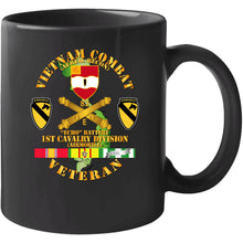 Load image into Gallery viewer, Army - Vietnam Combat Veteran W Echo Btry 82nd Artillery Dui - 1st Cav Div T Shirt
