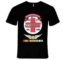 Load image into Gallery viewer, Army - 57th Medical Company - Original Dustoff - Aviator Badge - Vietnam W Vn Svc T Shirt
