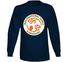 Load image into Gallery viewer, Multinational Force And Observers (mfo) Insignia X 300 Long Sleeve T Shirt

