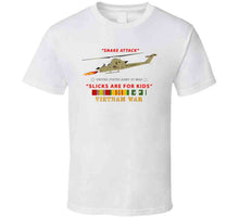 Load image into Gallery viewer, Army - Ah-1 Cobra - Snake Attack - Slicks Are For Kids W Vn Svc T Shirt

