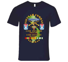 Load image into Gallery viewer, Army - Vietnam Combat Infantry Vet W 11th Inf Bde (light) - Ssi X 300 T Shirt
