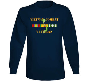 Army - Vietnam Combat Veteran W Vn Svc T Shirt