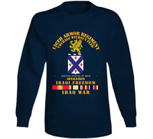 Load image into Gallery viewer, Army - 126th Armor Regiment - W Iraq Svc Ribbons - Oif - T Shirt
