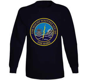 Navy - Uss Mount Whitney (lcc-20) Wo Txt X 300 T Shirt