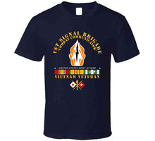 Load image into Gallery viewer, Army - 1st Signal Bde Dui - Combat Communicator W Vn Svc X 300 T Shirt
