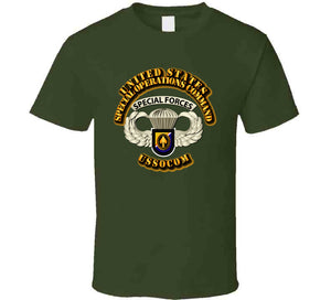 Special Operation Command, Special Forces, USSOCOM, Airborne Badge - T Shirt, Premium and Hoodie