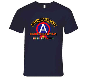 Third Army - Desert Shield Veteran T Shirt