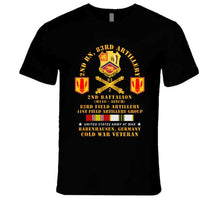 Load image into Gallery viewer, Army - 2nd Bn 83rd Artillery - 41st Fa Gp - Babenhausen Germany W Cold Svc T Shirt
