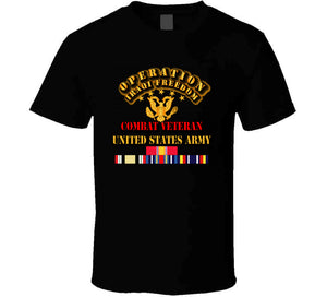 Army - IRAQI FREEDOM Veteran - Combat Veteran T Shirt