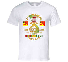 Load image into Gallery viewer, Army - Vietnam Combat Vet - 6th Bn 15th Artillery - 54th Artillery Group W105mm T Shirt
