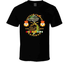 Load image into Gallery viewer, Army - Vietnam Combat Veteran W  15th Cavalry Regiment - Armored Cav W Vn Svc Long Sleeve T Shirt
