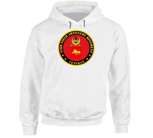 Army - 33rd Field Artillery Regiment - Veteran with Coat of Arms T Shirt, Premium and Hoodie