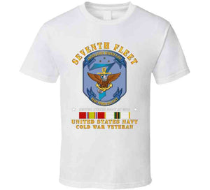 Navy - Seventh Fleet W Cold Svc X 300 T Shirt