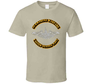 Navy - Submarine Badge - Silver T Shirt