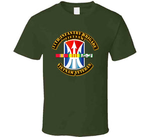 11th Infantry Brigade with Vietnam Service Ribbons T Shirt, Premium, Hoodie