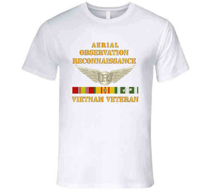 Army - Aerial Observation Recon Specialist - Vietnam Vet W Vn Svc T Shirt